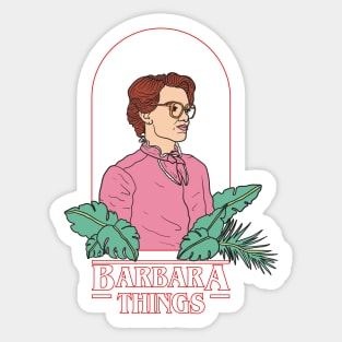 Barbara Things Sticker